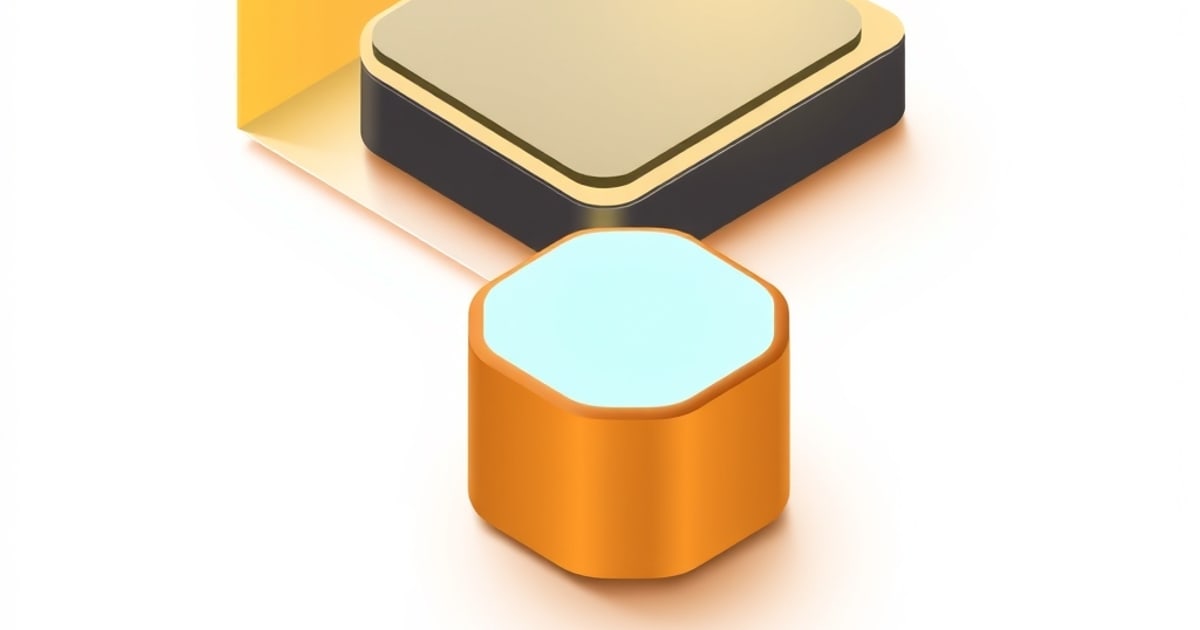 Cross-section of printed model showing variable layer thickness: thin layers on curved features, thick layers on vertical sections